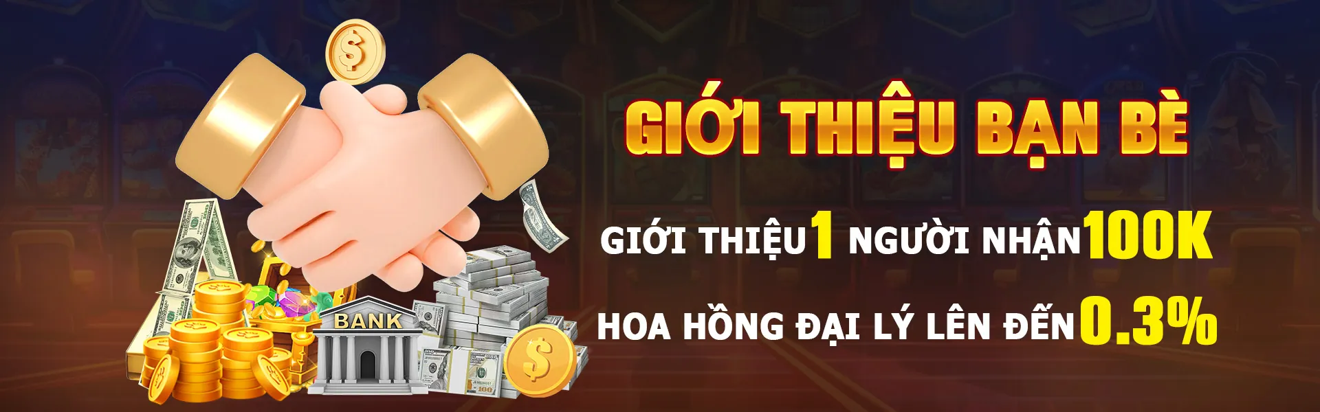 Biểu ngữ Câu Lạc Bộ VIP 9vnd game với các đặc quyền sang trọng